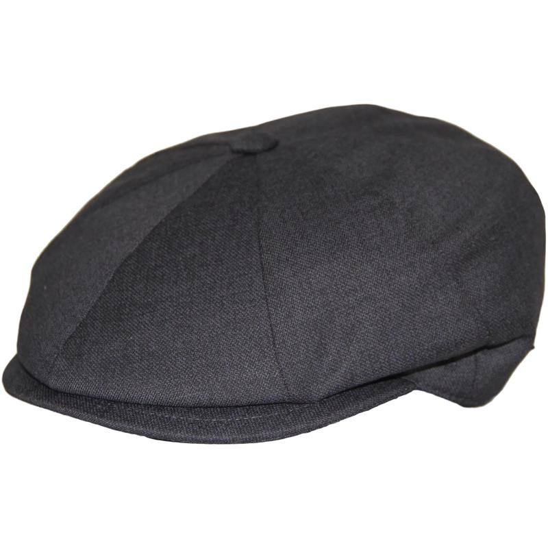 Jonathan D Nico Newsboy Cap - Black