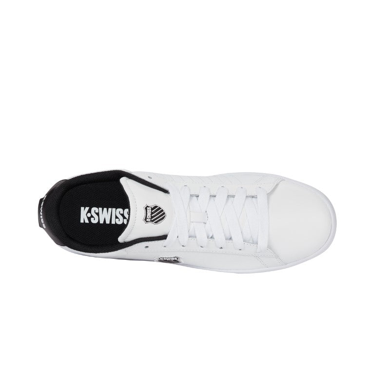 K-Swiss Court Shield Il Sneaker - White & Black