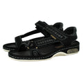 Omega OMOJ005 Men’s Sandals – Black Suede