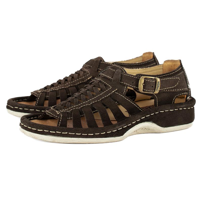 Omega Omom 021 Mens Sandal – Chocolate Suede