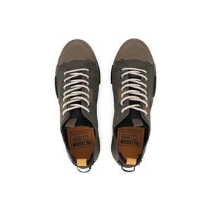 Palladium 79132 Ace City Shell Lo Mens Shoes - Olive Night