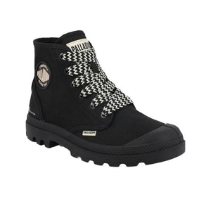 Palladium Pampa Hi Htg Lace - Black - View 2