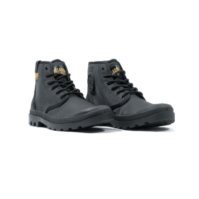 Palladium Pampa Hi Coated Mens Shoes - Black-74375 BLK