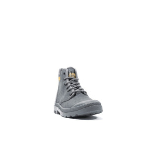 Palladium Pampa Hi Coated Shoes - French Metal