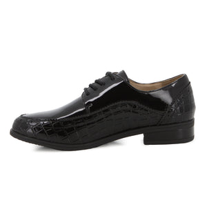 Pierre Cardin Ladies Formal Flat 01434 - Black Patent
