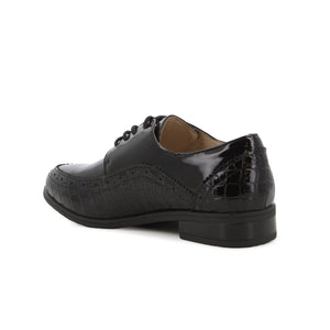 Pierre Cardin Ladies Formal Flat 01434 - Black Patent