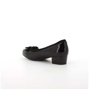 Pierre Cardin Viera Block Heel Court 099788 - Black