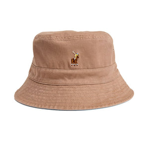 Polo Classic Reversible Bucket Hat - Blue/Brown