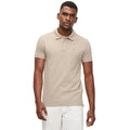Polo Mens Essential Carter Pique Short Sleeve Golfer - Taupe