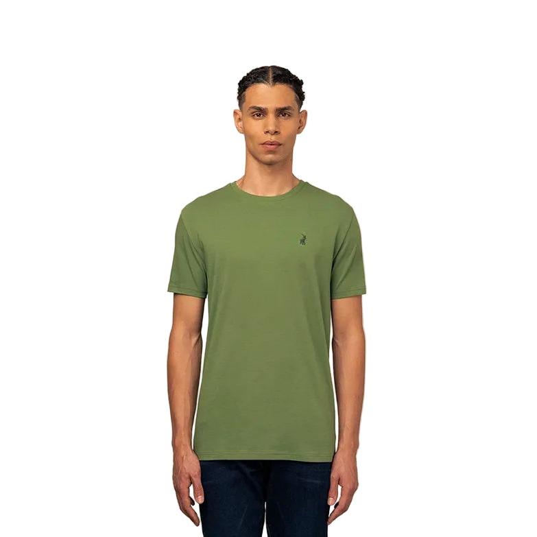 Polo Mens Essential Crew Neck Short Sleeve Tee - Green