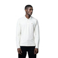 Polo Mens Essential Pique Long Sleeve Golfer - White
