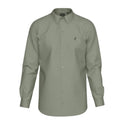 Polo Sateen Ls Shirt Greig - Sage