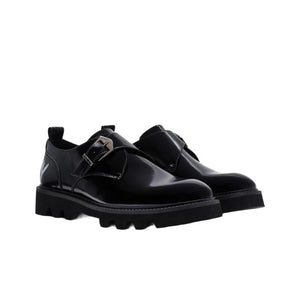 Replay Canver Print Shoes - Black - Angled view