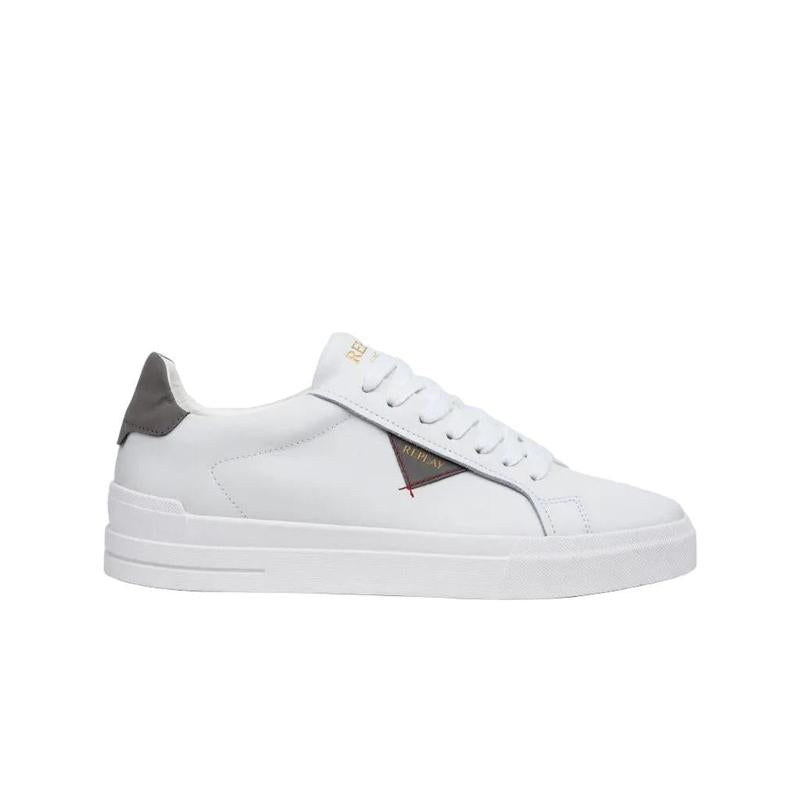 Replay Evan Class Mens Shoes White/Grey