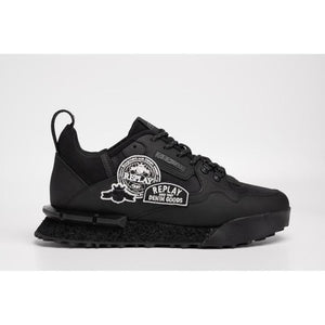 Replay Field Badges Mens Shoes Black