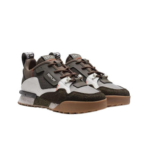 Replay Field Edge 26 Sneakers - Military Green - Angled view