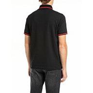 Replay M6891 Polo 098 Mens Golfer - Black