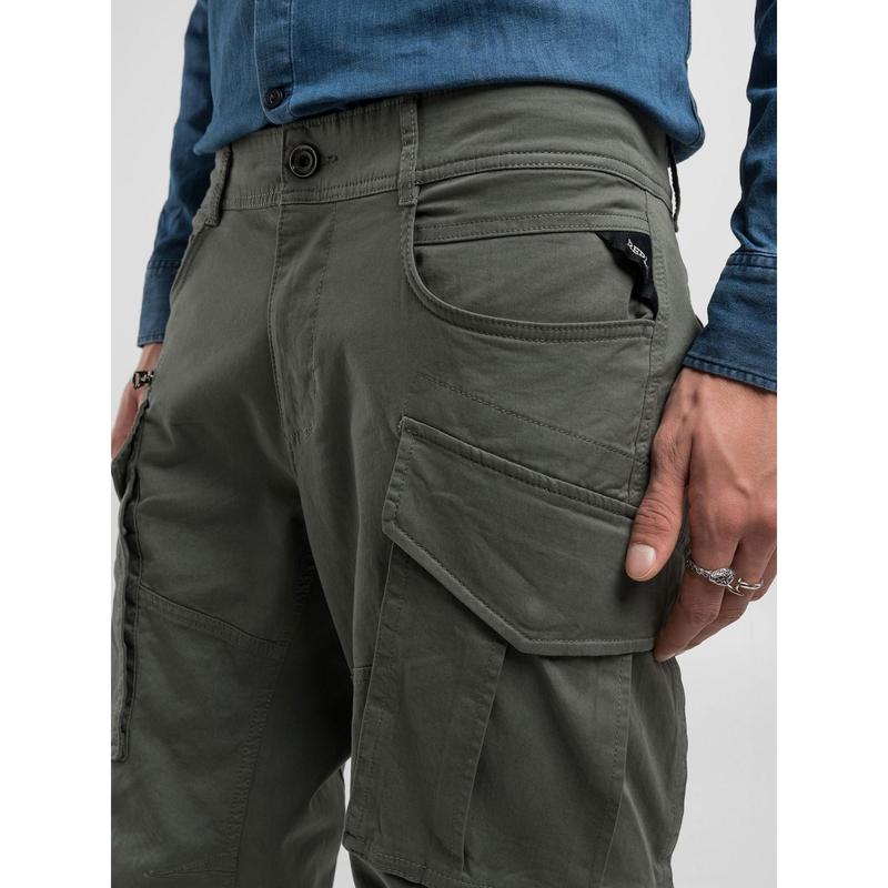 Replay M9873A 84387 703 Mens Jeans - Fatigue