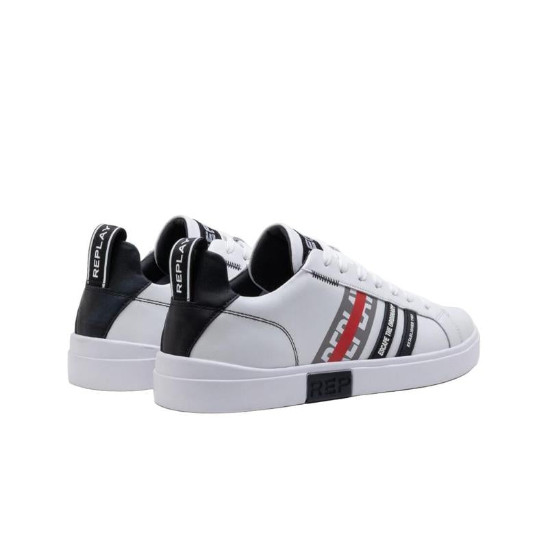 Replay Polys Stripes - White/Black