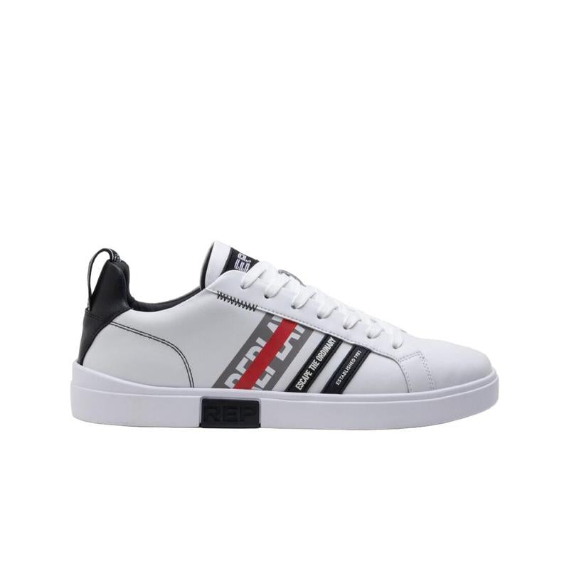 Replay Polys Stripes - White/Black