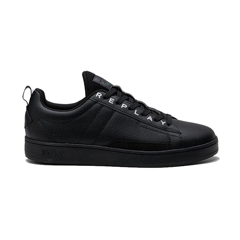 Replay Smash Base Green Mens Shoes - Black