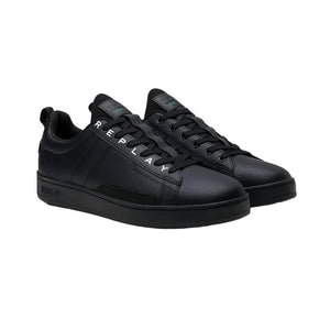 Replay Smash Base Green Mens Shoes - Black