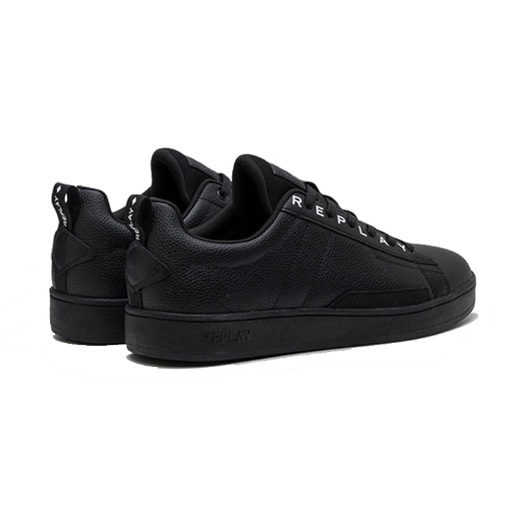 Replay Smash Base Green Mens Shoes - Black