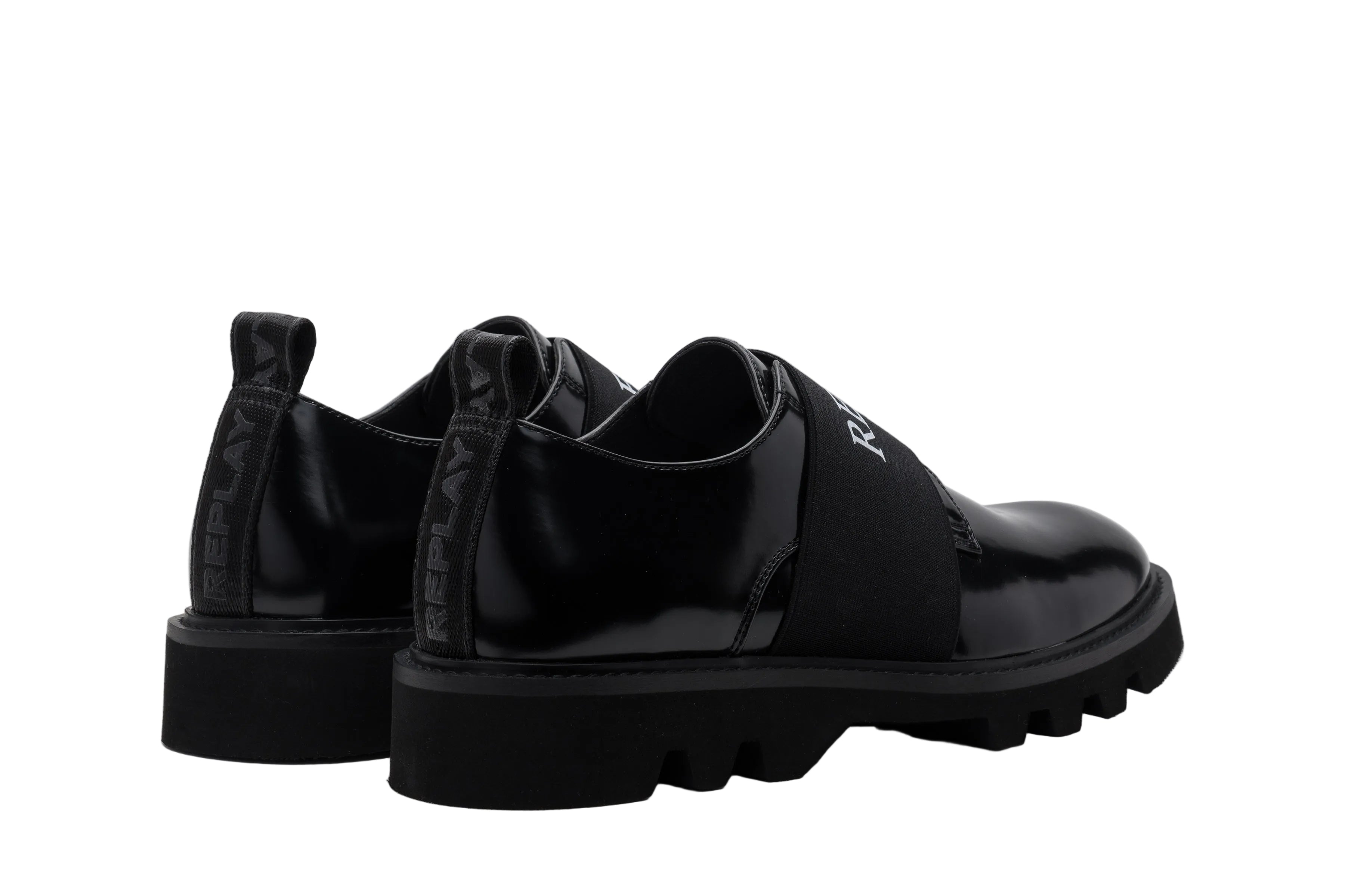 Replay Sneaker Mens CANVER BRUSH SA - Black White