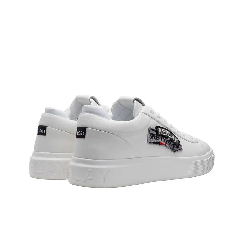 Replay Sneaker Mens NOTTING BADGES - White