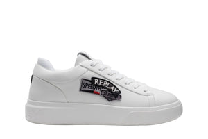 Replay Sneaker Mens NOTTING BADGES - White
