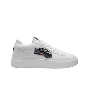 Replay Sneaker Mens NOTTING BADGES - White