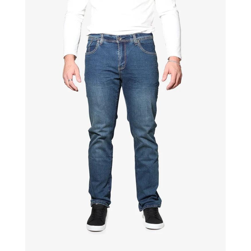 Soviet M Terminator Mens Skinny Leg Denim - Tea Stain