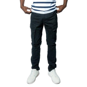 Soviet Mens Lotto Utility Cargo Pants - Black