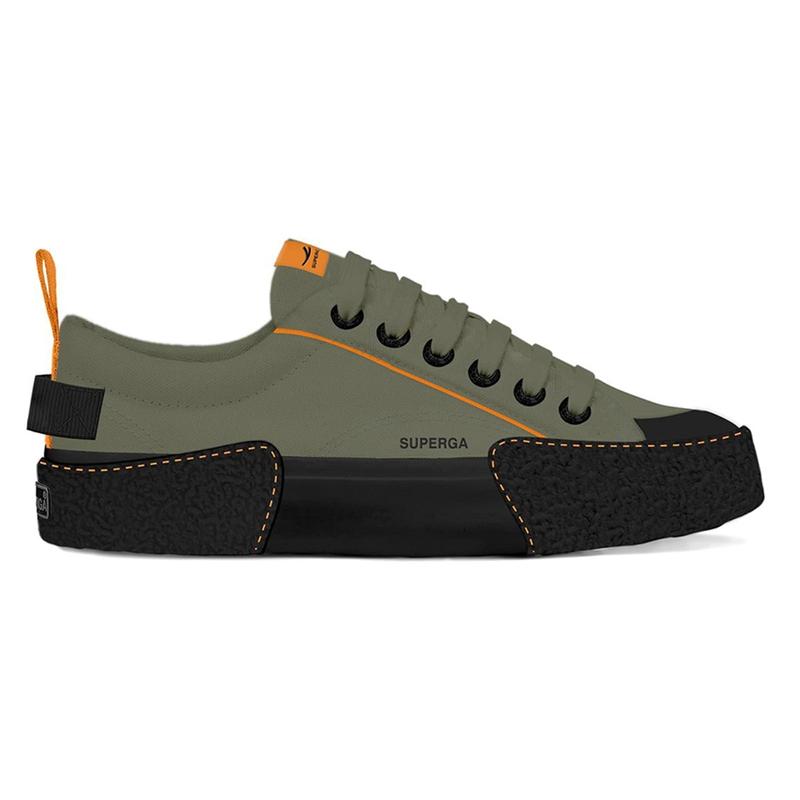 Superga 2661 Big Bumper Tape - Green Orange