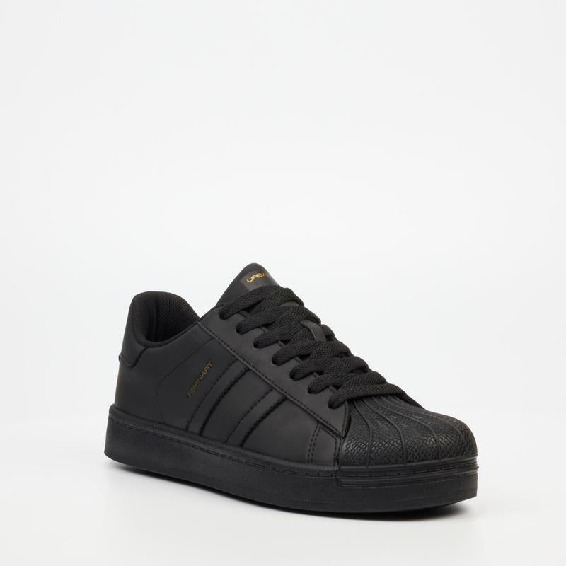 Urban Art Andi 1 Faux Nubuck Mens Shoes – Black
