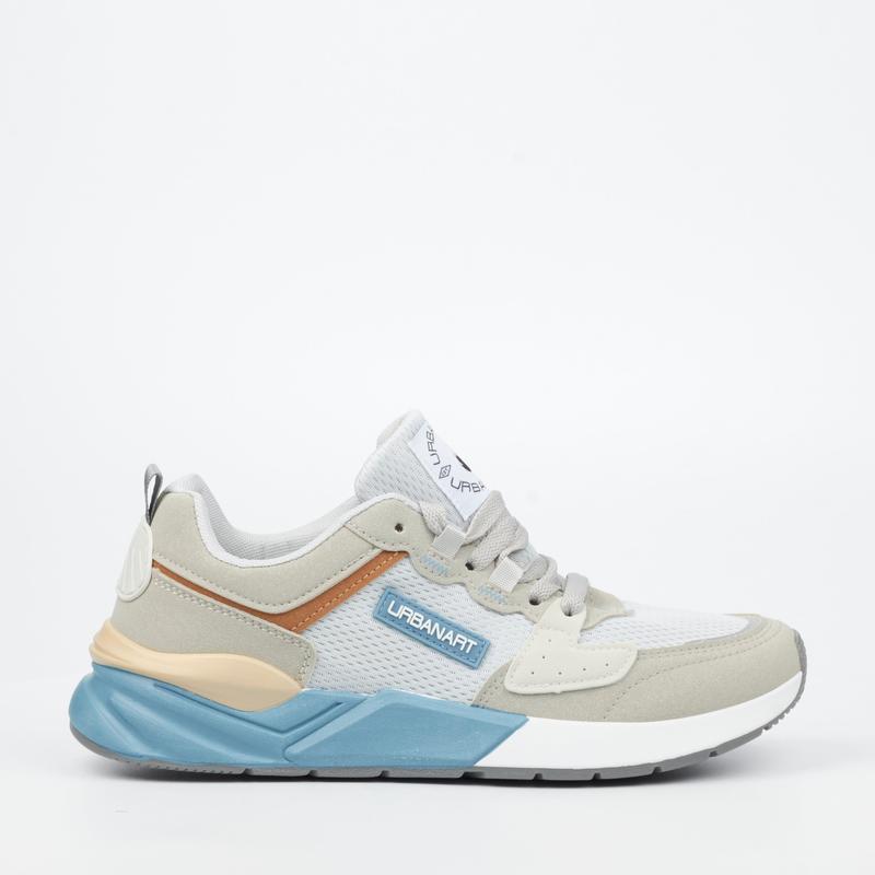 Urban Art Brazza 1 Faux Nubuck Sneaker Mens Shoes - Grey