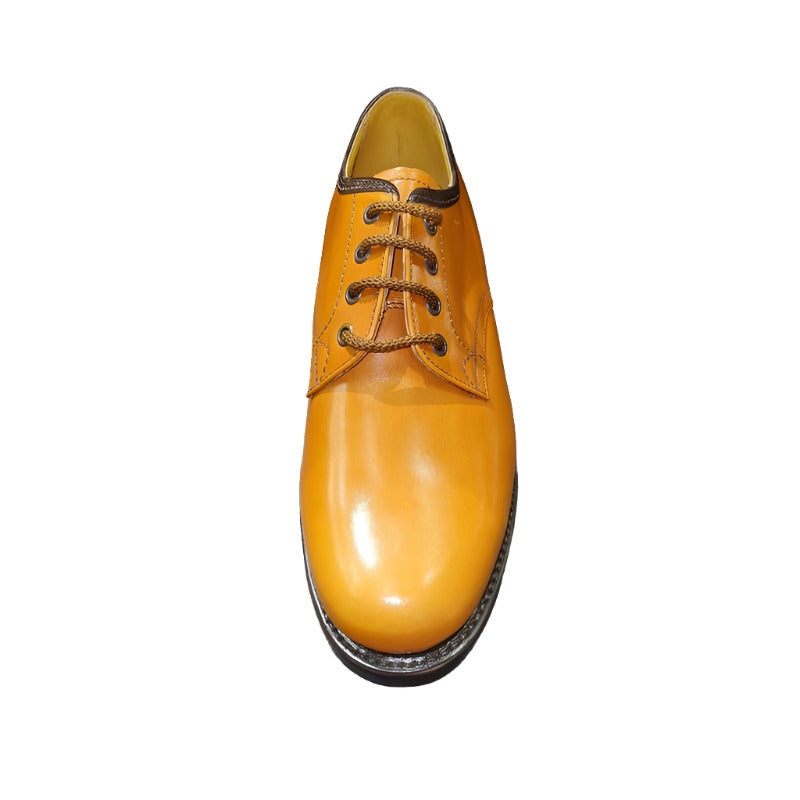 Saxone Chocolate Leather Shoe