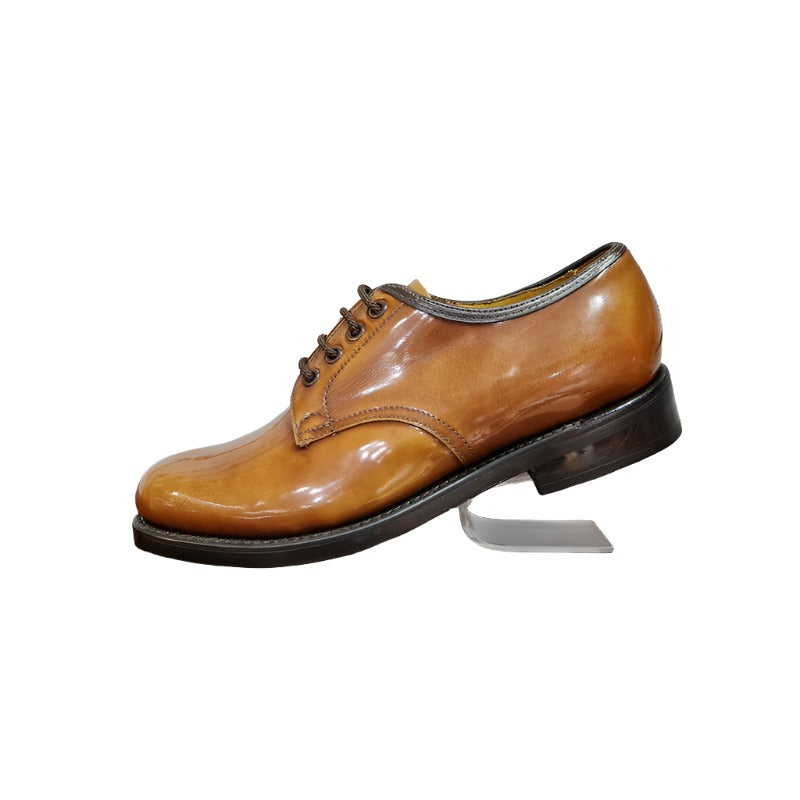 Saxone Ivy Wood Chocolate Formal Shoe