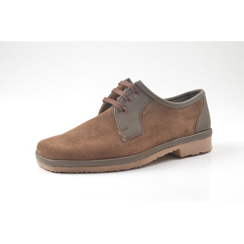 Grasshopper Mens Suede dark brown Semi Formal Lace up Shoe