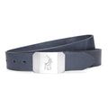 Polo Ethan Leather Belt Navy