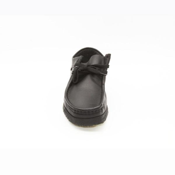 Grasshopper Mens Softee Black Lace up Moccasin