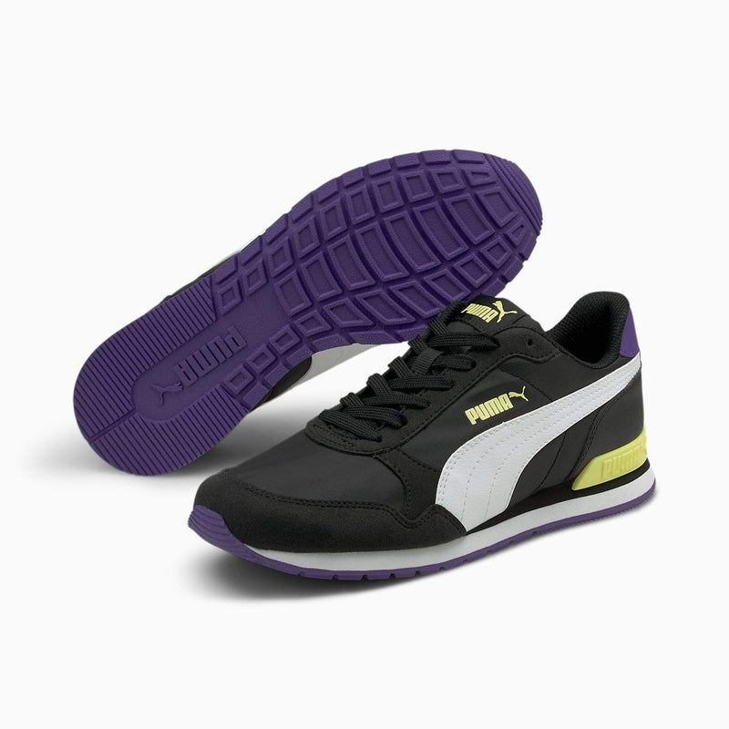 Puma ST Runner v2 - Black & White & Purple - 365278_37