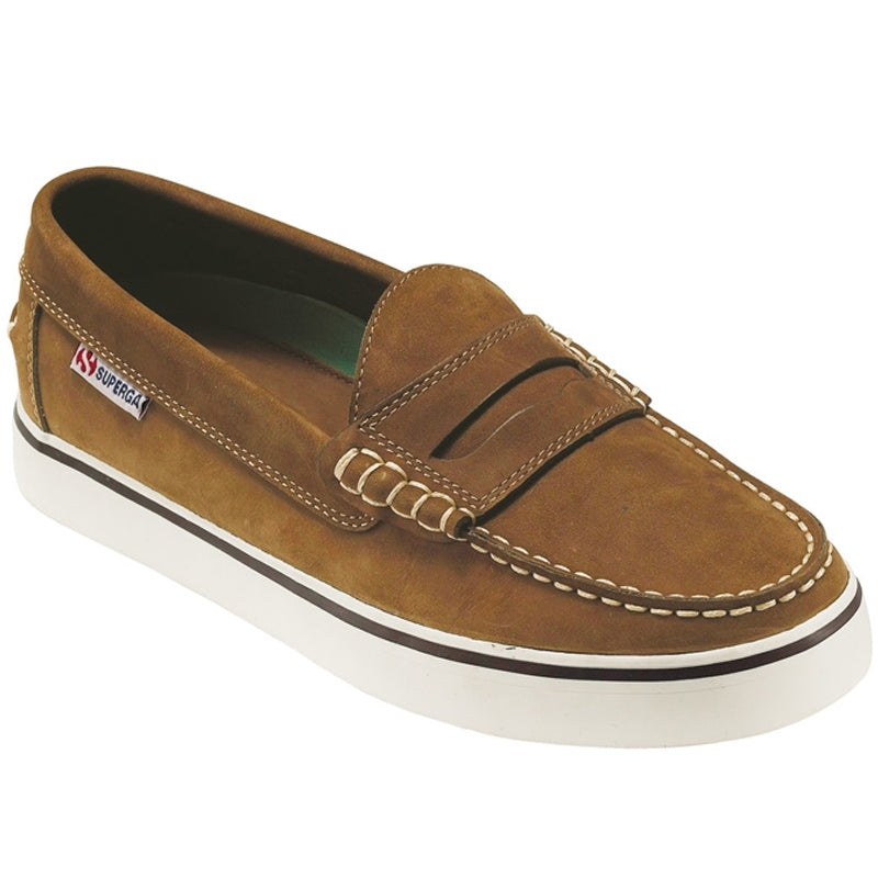 Superga Light Brown Moccasin Match Box Shoe