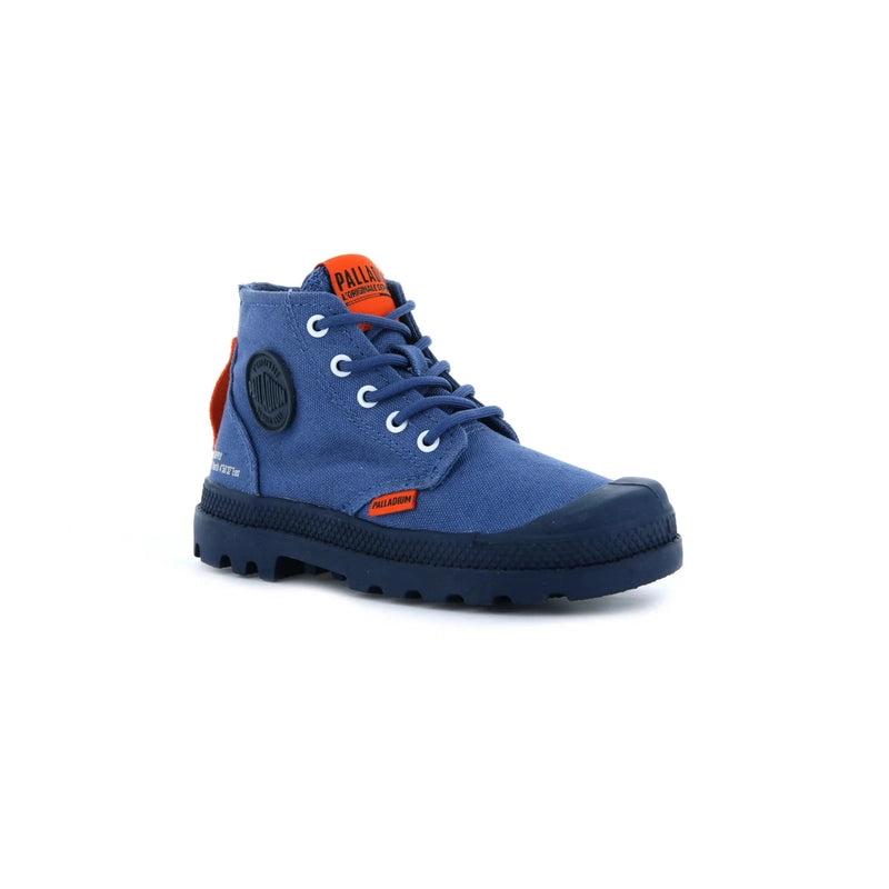 Palladium 57376 Lace up Boot kids- True navy