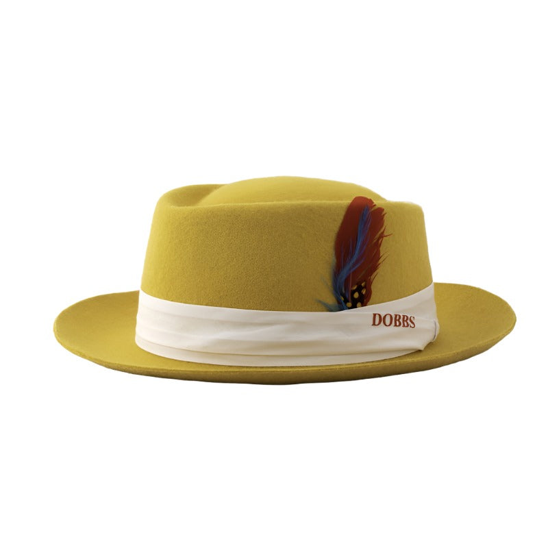 Dobbs Frank Felt Hat - Yellow – Orkini Clothing