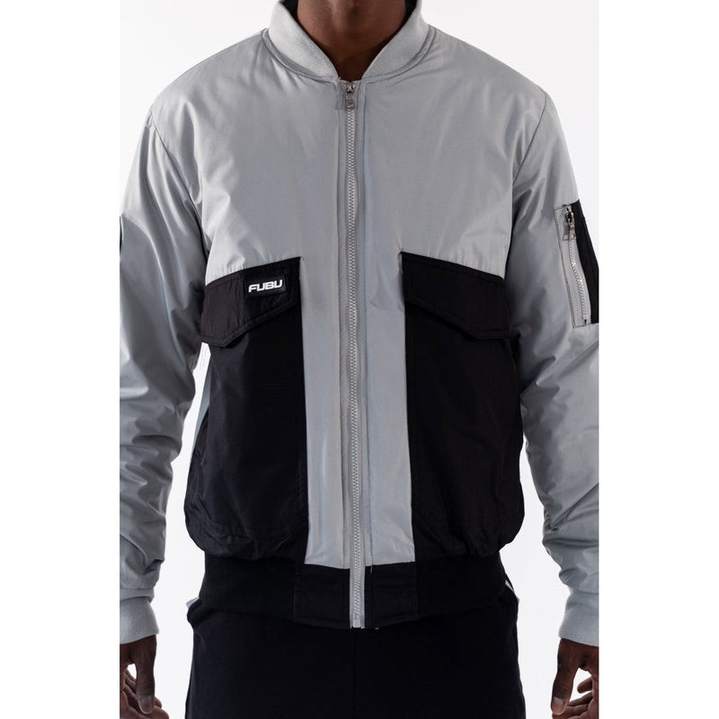 Fubu Mens Bomber Jacket Carlton