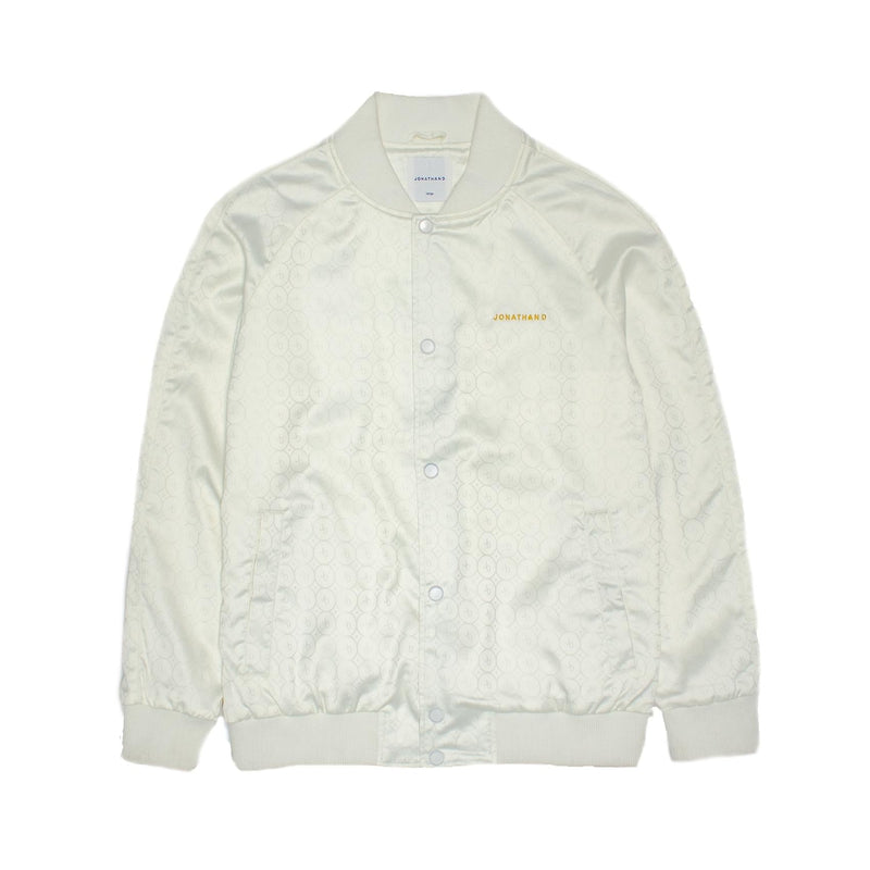 Jonathan D Luca Bomber Jacket - Ivory