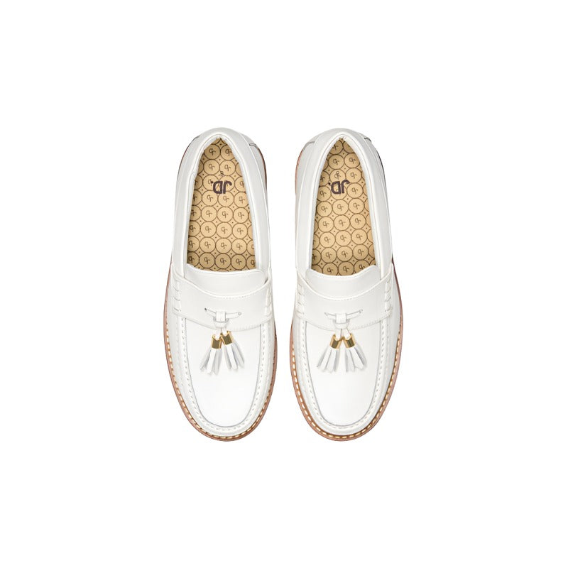 Jonathan D Tassel shoe- white – Orkini Clothing