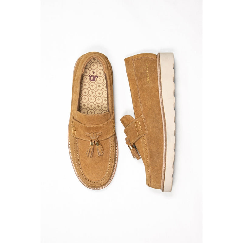 Jonathan D Mens Tassel shoe-Camel – Orkini Clothing