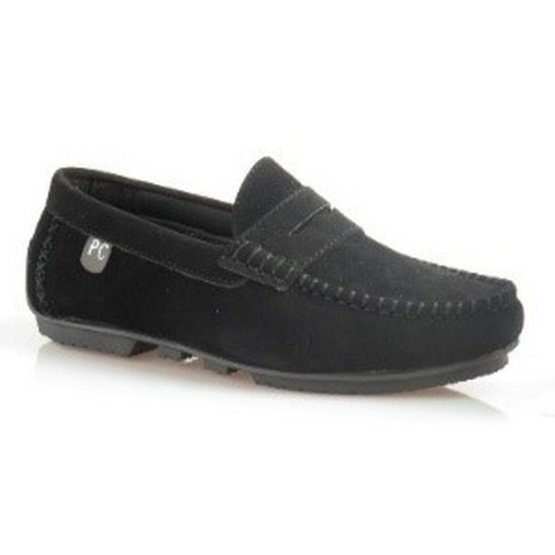 P Crouch Mens Suede Shoes 9620M- Black – Orkini Clothing